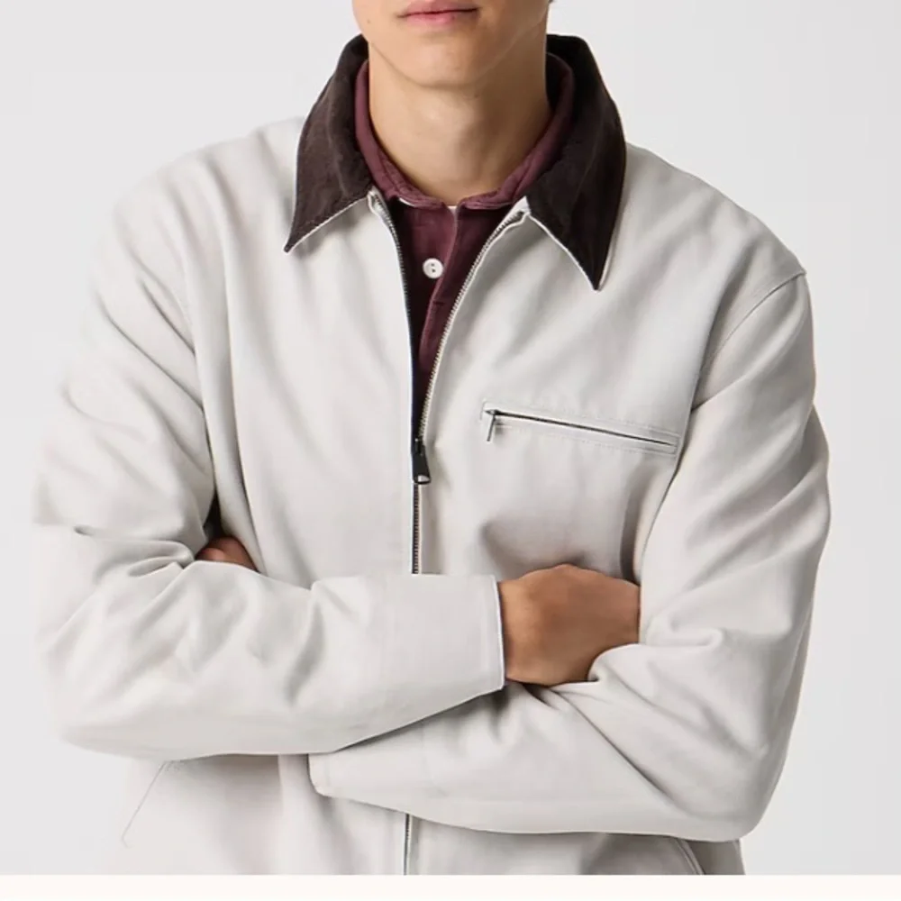 J crew stone Canvas work jacket